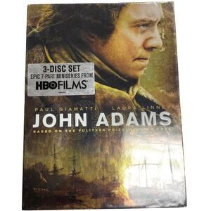 John Adams 3 Disc 2008 HBO DVD Boxed Set NWT